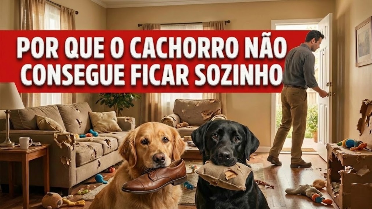 Cachorro Destrói Tudo Quando Fica Sozinho? O Erro Silencioso
