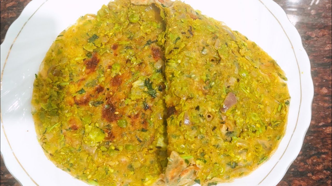 सर्दियों में हर घर में बनने वाले मेथी मटर के पराठे/methi matar ke bharva parathe bnaye aasani se
