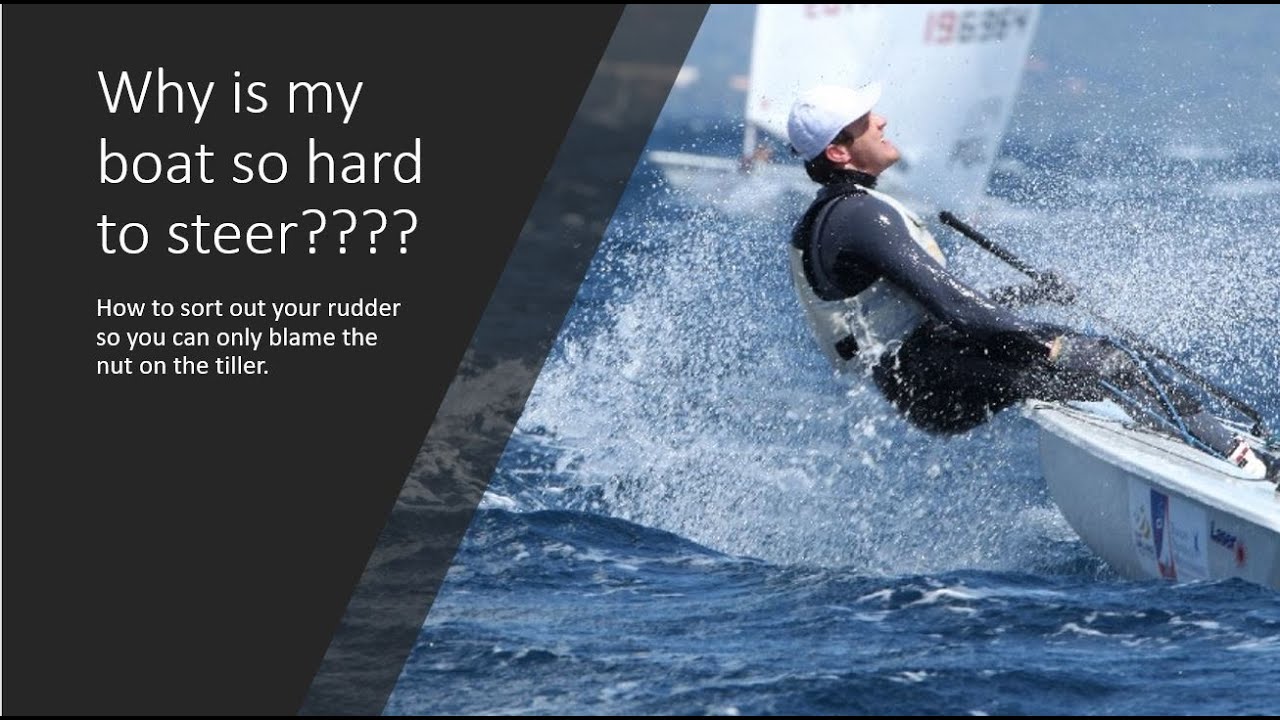How to make sure your Laser rudder is working as it should.