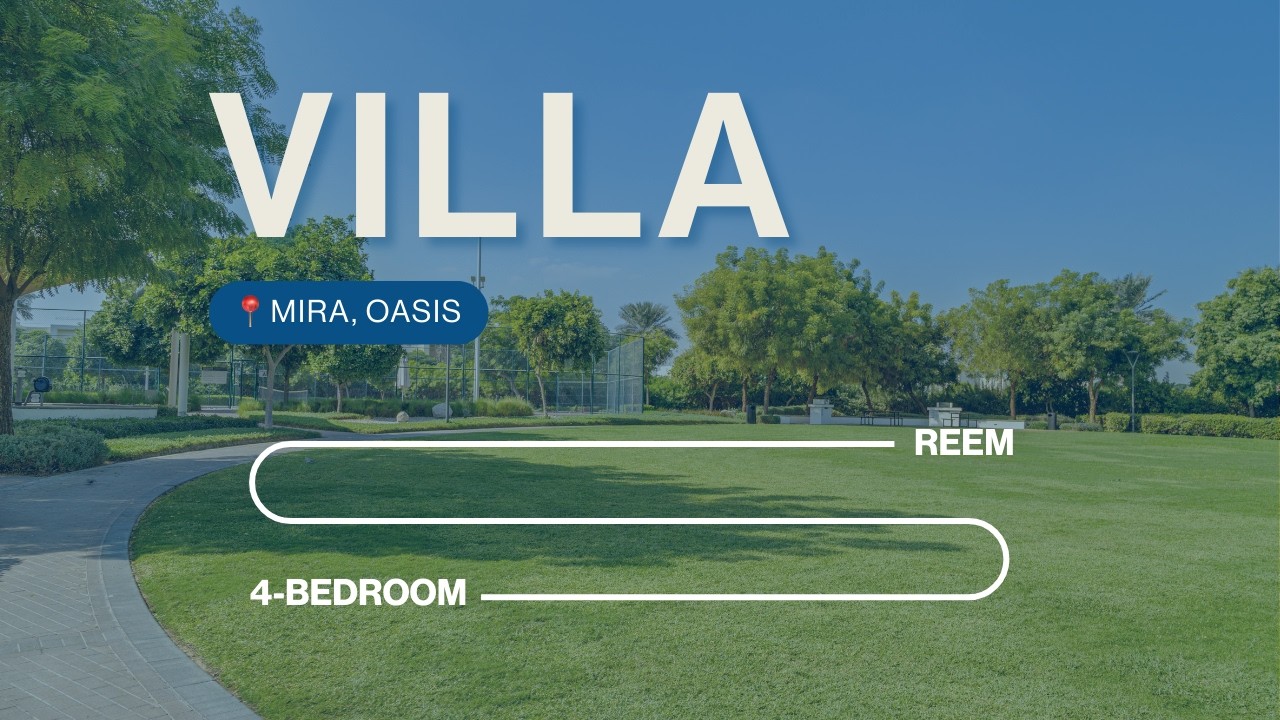 4 Bed Villa in Mira Oasis, Reem
