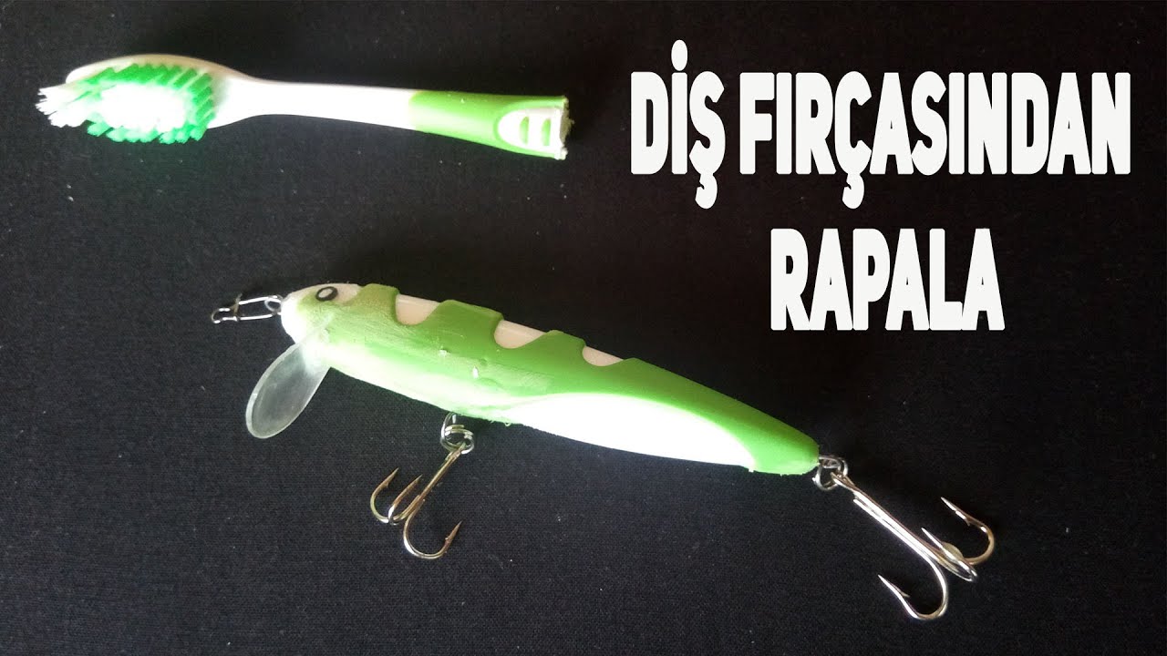 DİŞ FIRÇASINDAN RAPALA YAPIMI🐠🐠 Kendi Rapalanı Kendin Yap🐠🐠 Balık Avı Ve Teknikleri