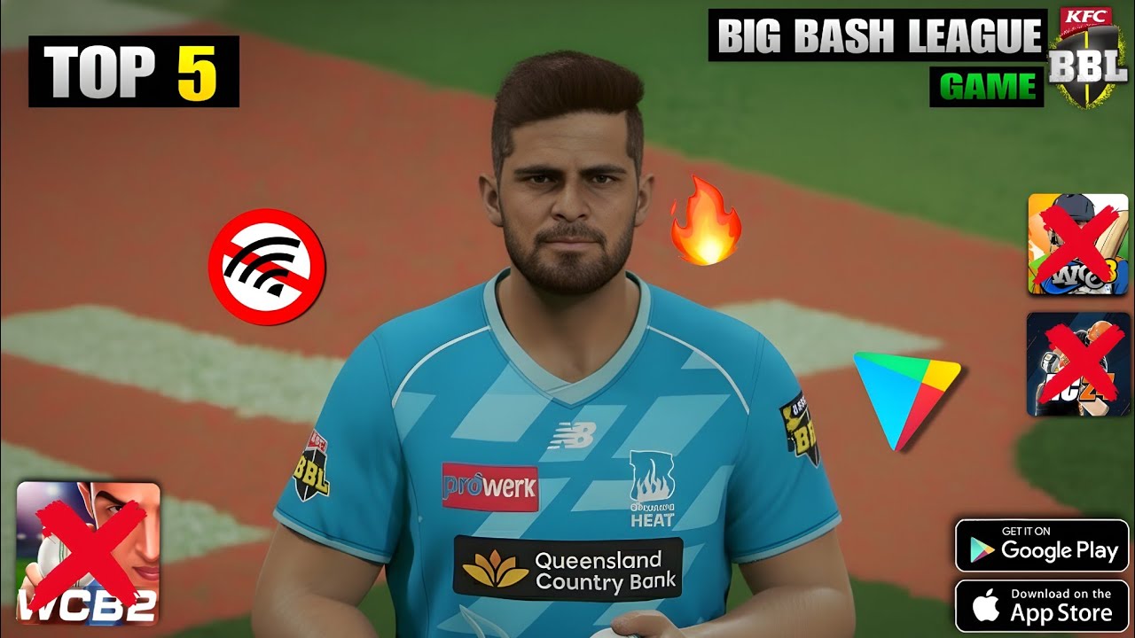 Топ-5 матчей Big Bash League | Крикетная игра для Android 🔥 | Офлайн и онлайн 2025 и 2026