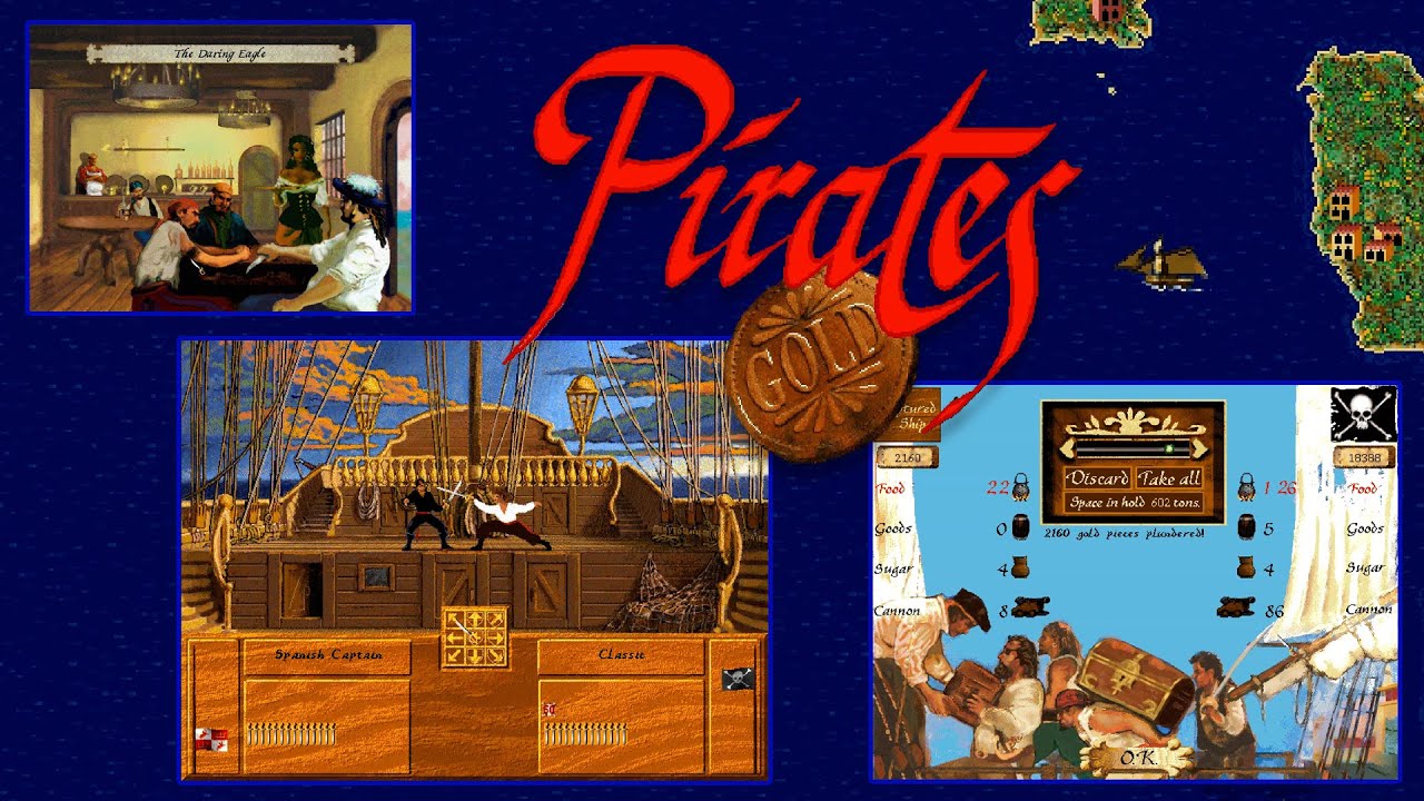 Sid Meier's Pirates! Gold - longplay - MicroProse, 1993 - PC / DOS - SVGA adventure strategy game