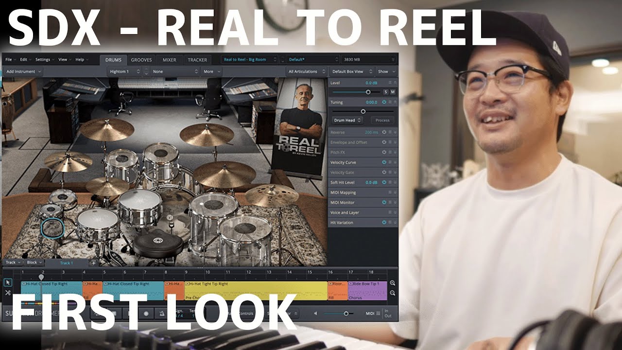 【TOONTRACK】 新作SDX Real to Reel を音出しする配信