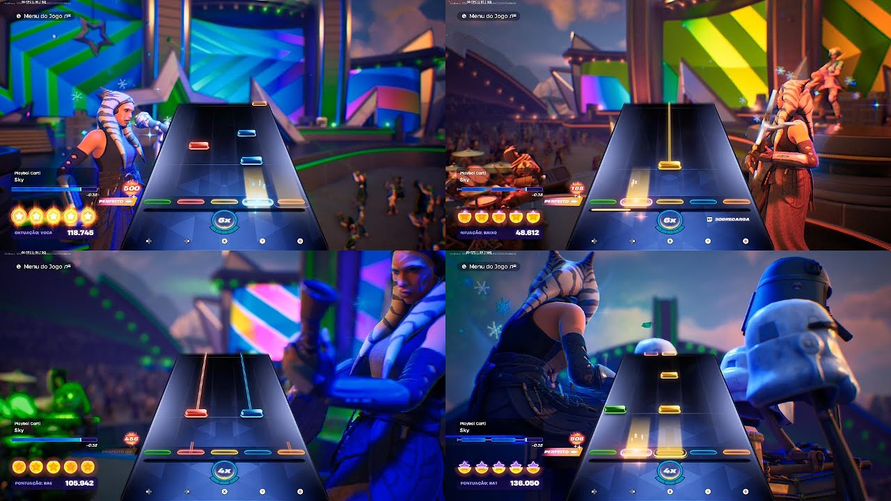 fortnite festival - playboi carti sky - todos os instrumentos