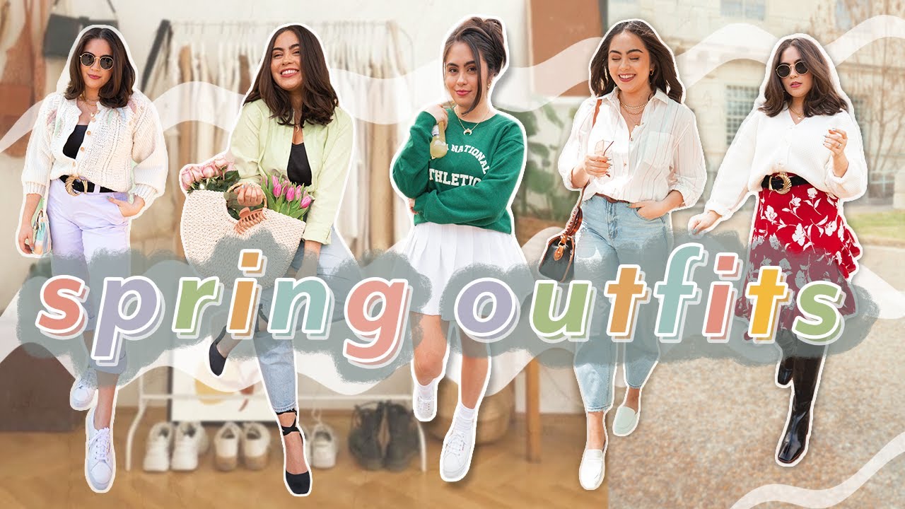 20 CASUAL SPRING OUTFIT IDEAS (styling thrifted pieces + trends) ♡