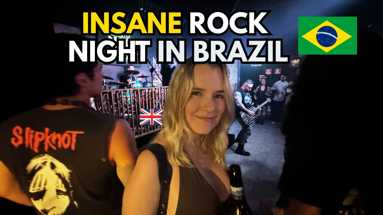 Brit&acirc;nica foi a um Bar de Rock Brasileiro&hellip; Olha isso!!