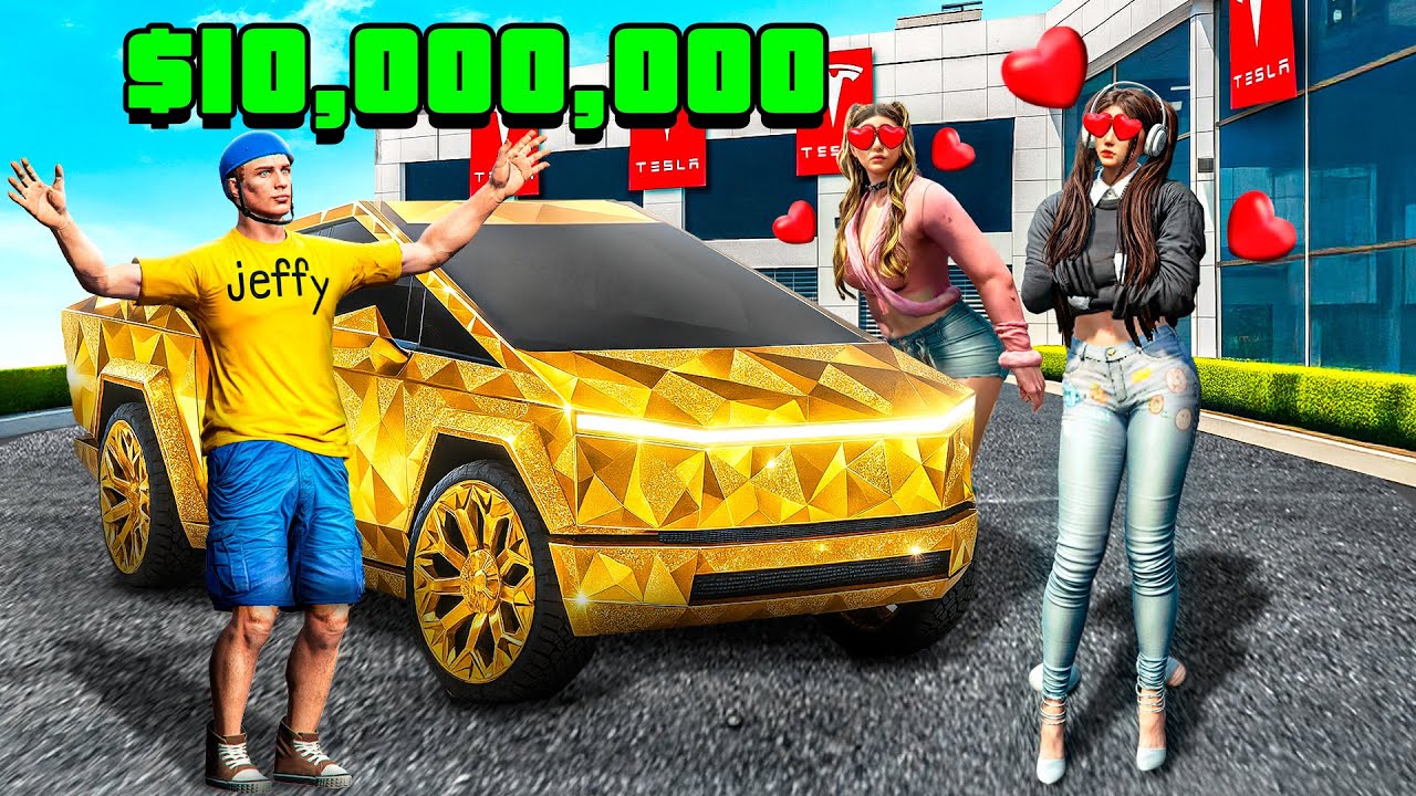 Rizzing Girls With A $10,000,000 TESLA In GTA 5!