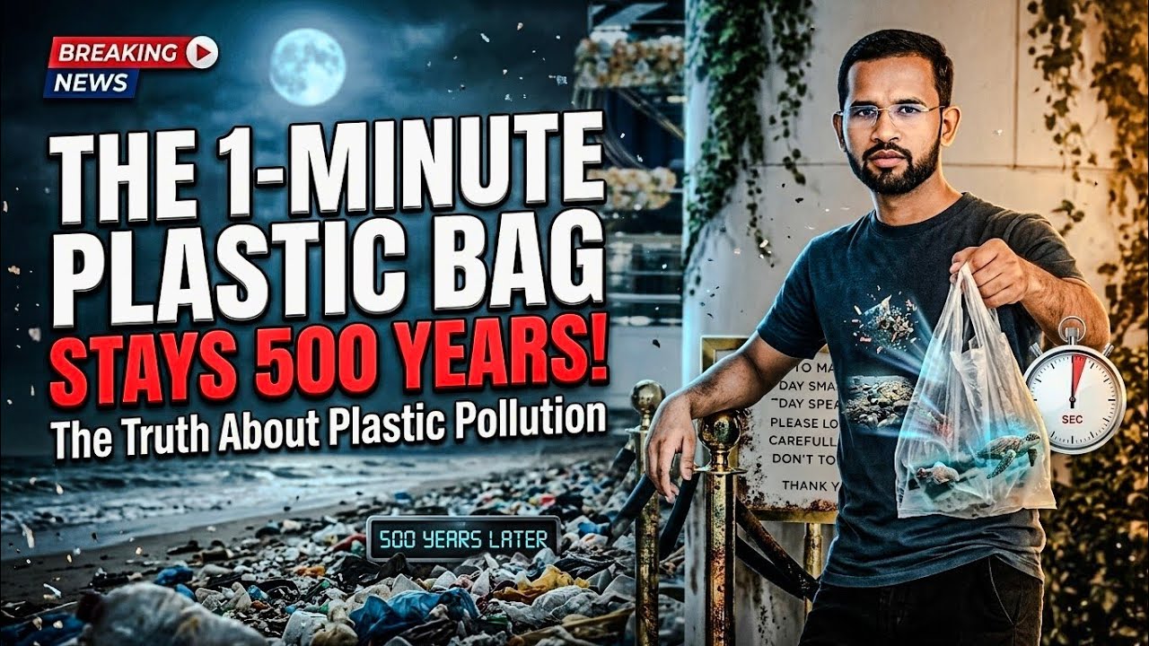 😱 5 मिनट की सुविधा = 500 साल की सजा! | Plastic Pollution Reality #MukeshRaj @MukeshRaj