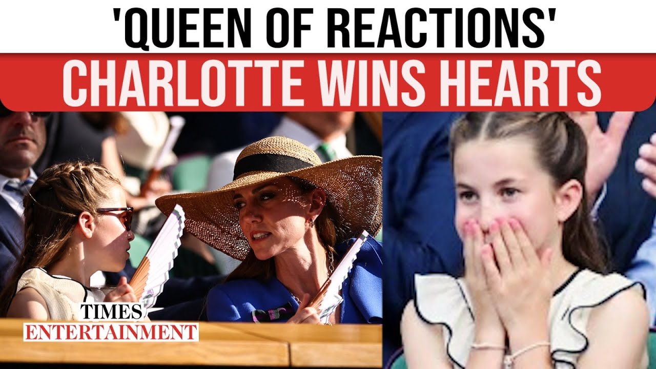 Kate’s Mini-Me Charlotte 'Wins' Wimbledon; Crowd Swoons Over Her Priceless Expressions | WATCH
