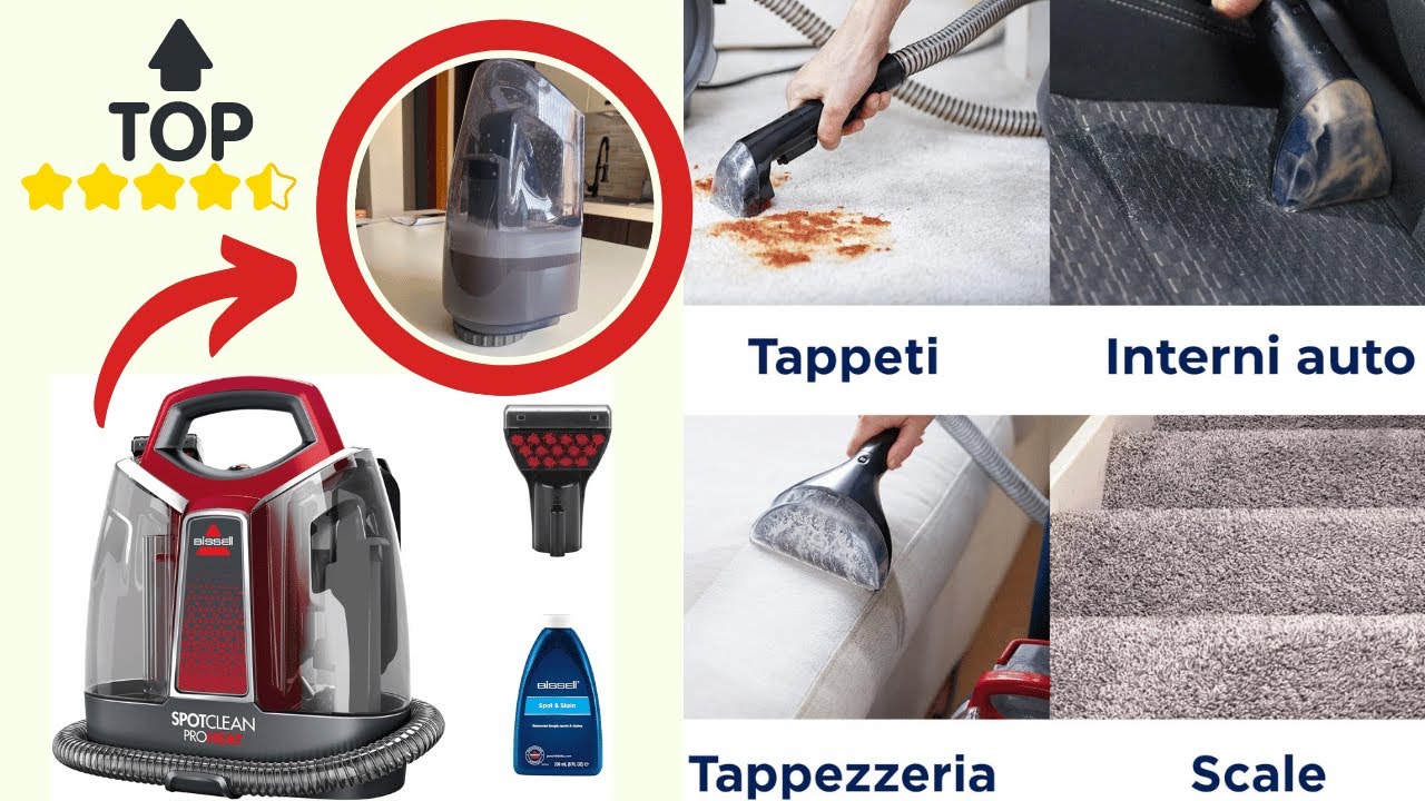 NON POTEVO CREDERCI,è USCITA L'ACQUA NERA!! RECENSIONE BISSELL SPOT CLEAN PER PULIZIA DIVANO!