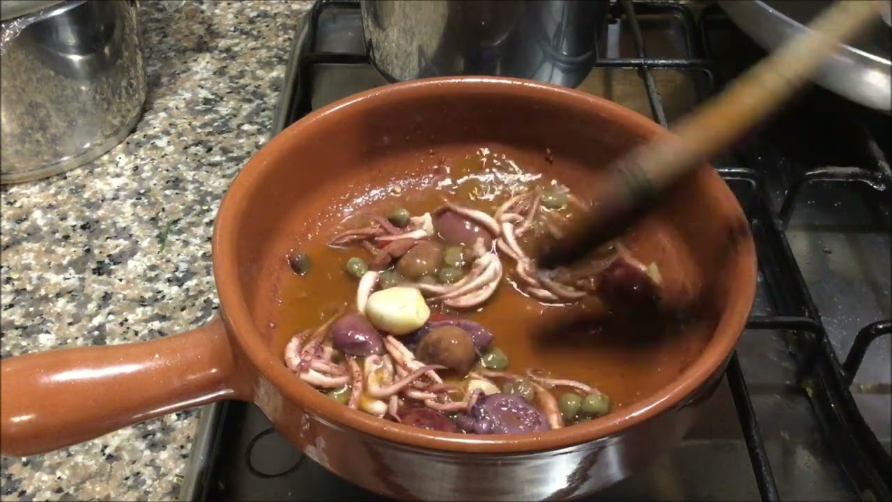Spaghettini al sugo di tentacoli di totano (videoricetta n° 1108)