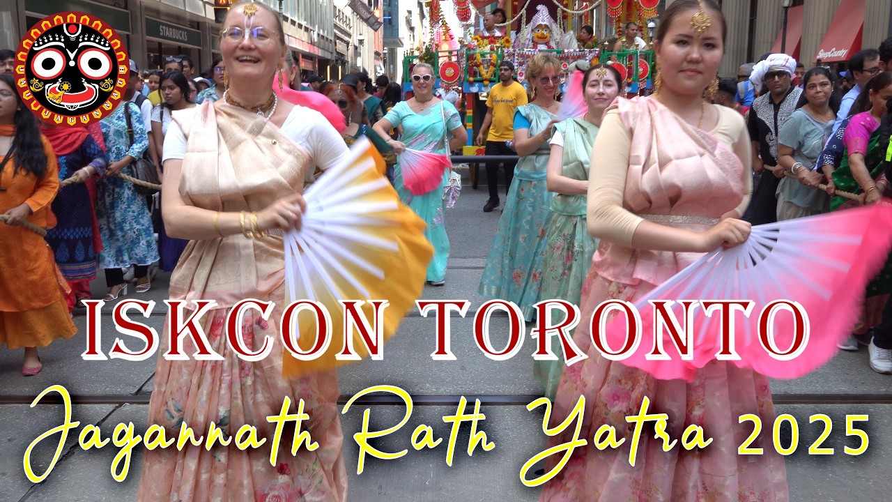 NORTH AMERICA'S LARGEST  HARE KRISHNA Jagannath  RATH YATRA 🔥  Toronto 2025 VLOG