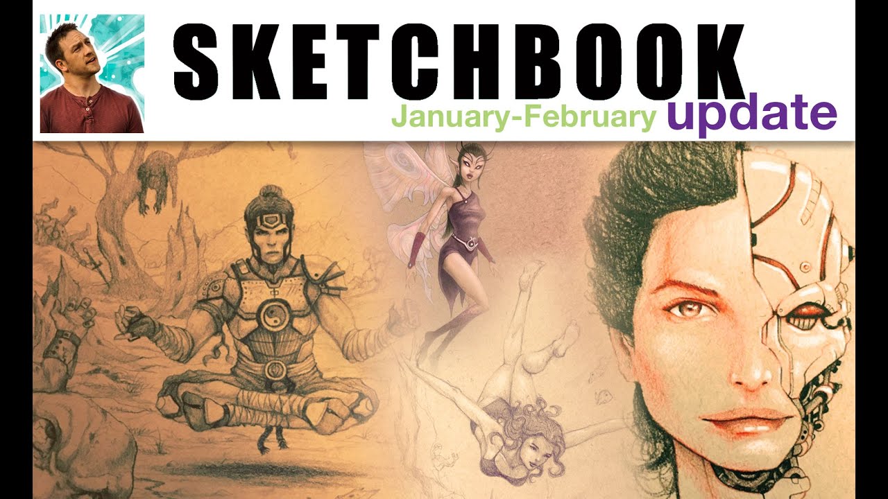 Sketchbook Update Using New Drawing Pencils