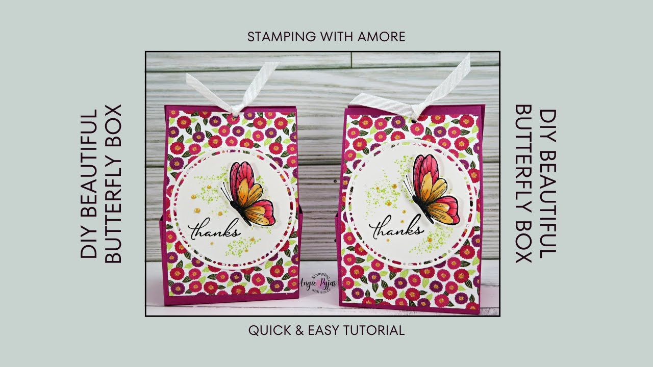 Beautiful Butterfly DIY Gift Box Quick & Easy Tutorial