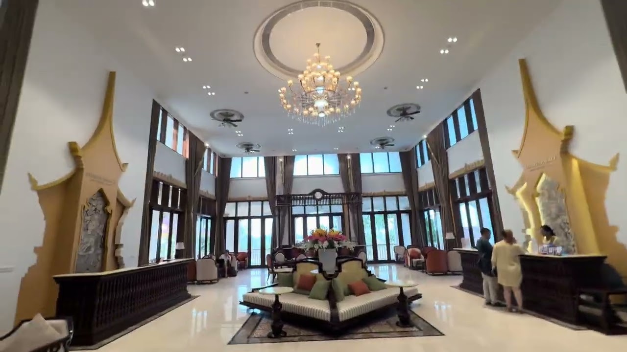 โรงแรมจำปาพาเลัสสวยมากที่ปากเชประเทดลาว Hotel Champa Palace in Paksé Laos is very beautiful must see