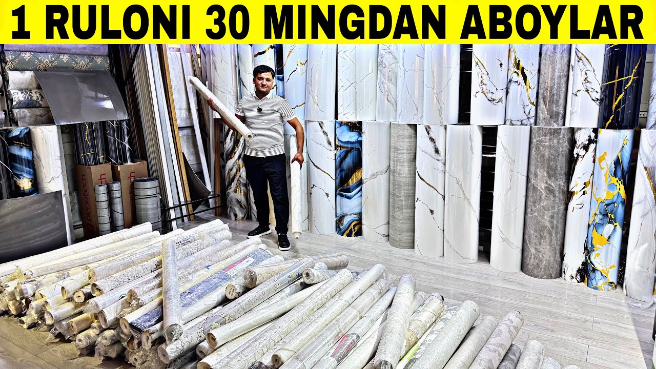 ABOY NARXLARI OPTOM ARZON JOYIDAN 1 RULONI 30 MINGDAN BOSHLANADI