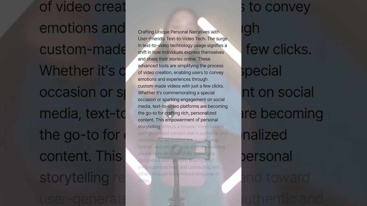 Redefining Entertainment with Generative AI's Text to Video Magic