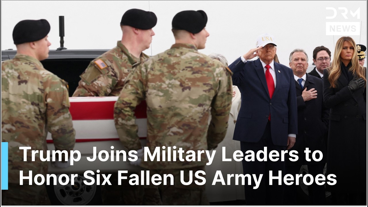 FULL CEREMONY: Trump, Military Leaders Pay Tribute to Soldiers Killed in Kuwait in Iran War | AC1G
