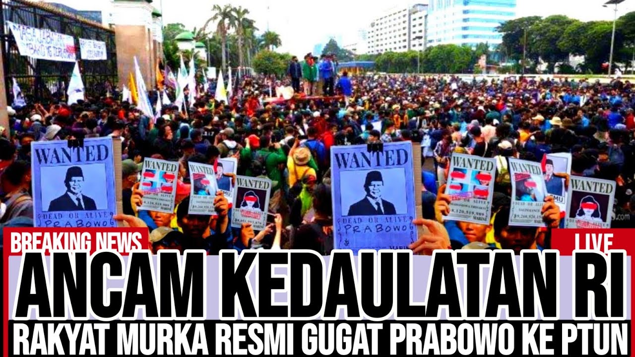 ANCAM KEDAULATAN NASIONAL !! PRABOWO RESMI DIGUGAT KE PTUN SOAL PERJANJIAN RESIPROKAL INDONESIA-AS