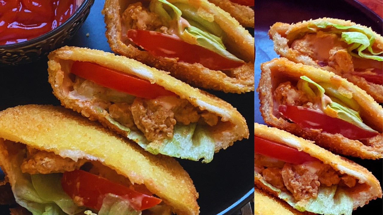 রমজান স্পেশাল🌙মালাই চিকেন ব্রেড পকেট রেসিপি | Chicken Bread Pockets | Iftar Special Recipe Bangla