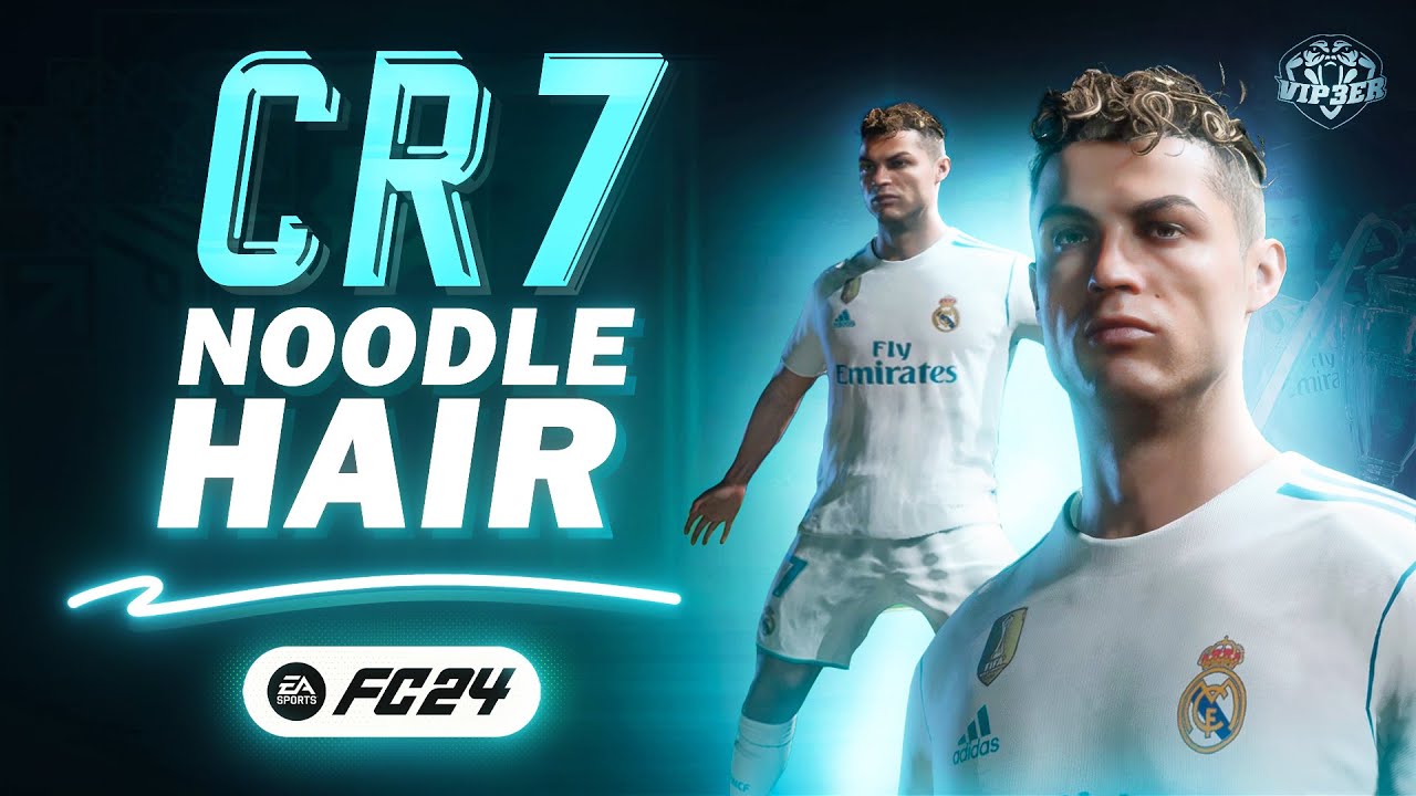 Cristiano Ronaldo Noodle Hair FaceMod For FC 24 (FREE) + Tutorial | TU18.2