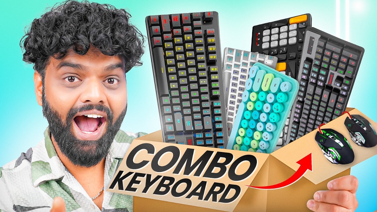 I Bought 9 Keyboard-Mouse Combos Under ₹2000 – From Worst to Best!