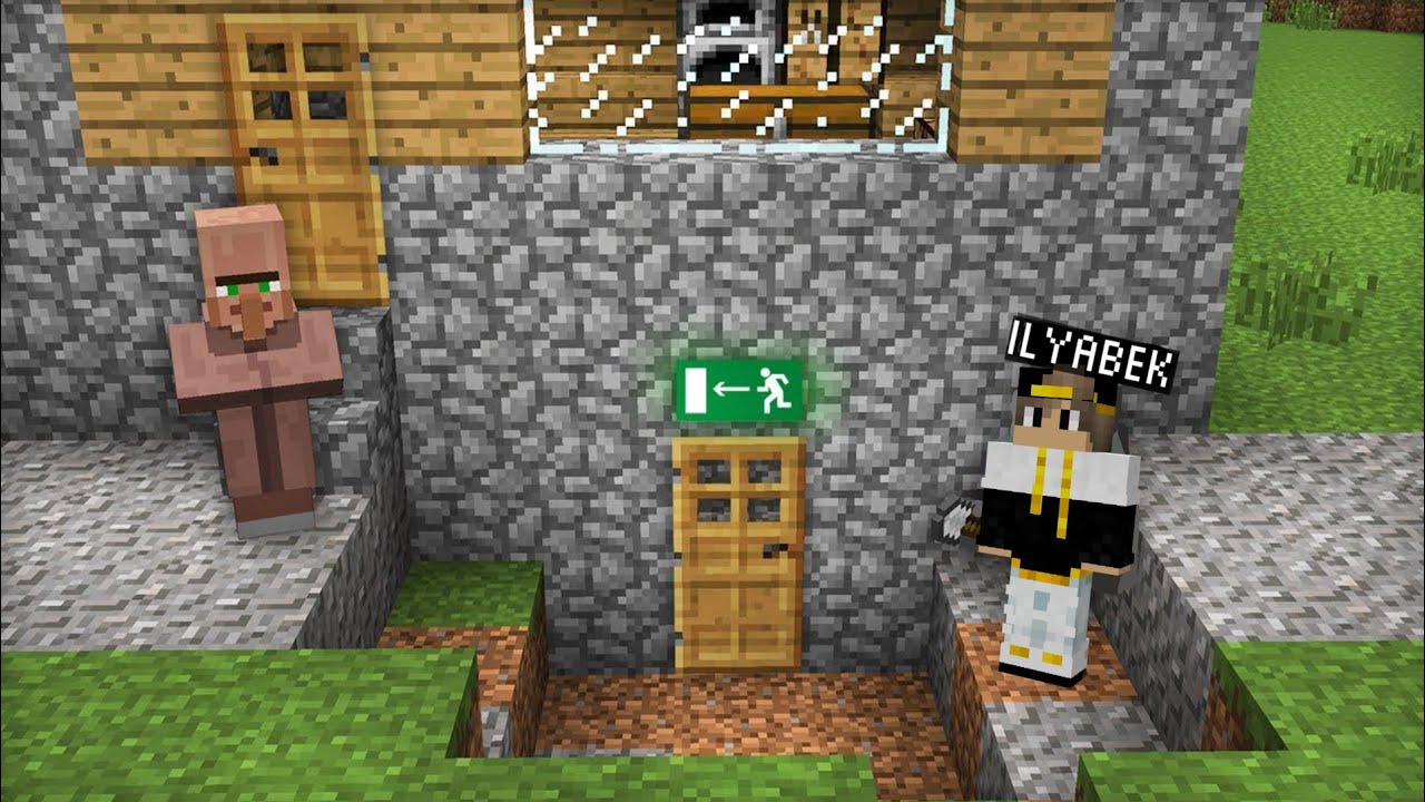 😱MER UYI OSTIDA YASHIRIN ESHIK ! | MINECRAFT UZBEK TILIDA