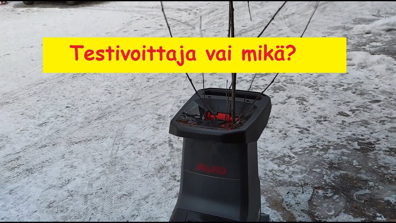 AL-KO oksasilppuri Easy crush LH2810 - Unbox ja testi