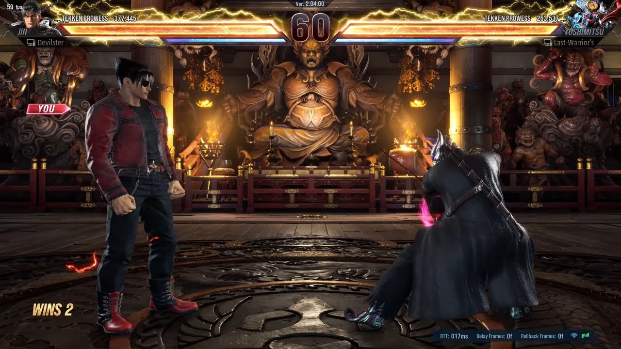 Playing Jin Aggressively Against Tekken God Supreme Yoshimitsu!