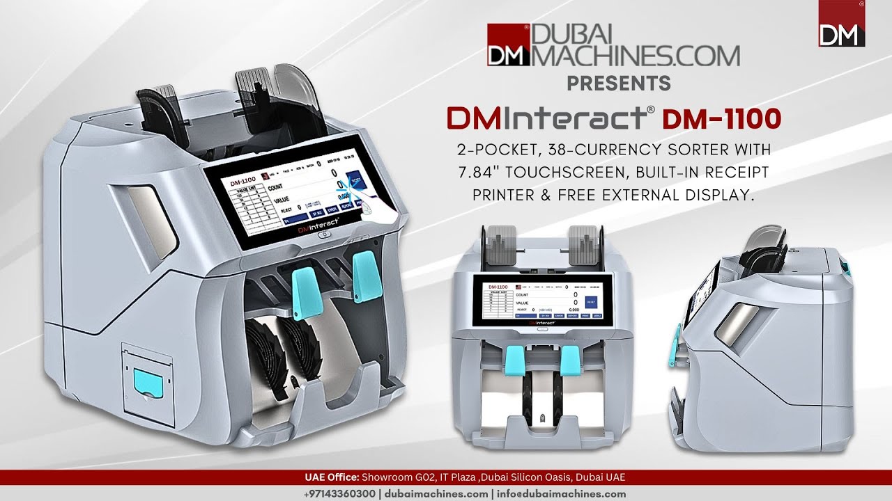 DMInteract DM-1100 Review: Ultimate Multi-Currency Sorter & Money Counter