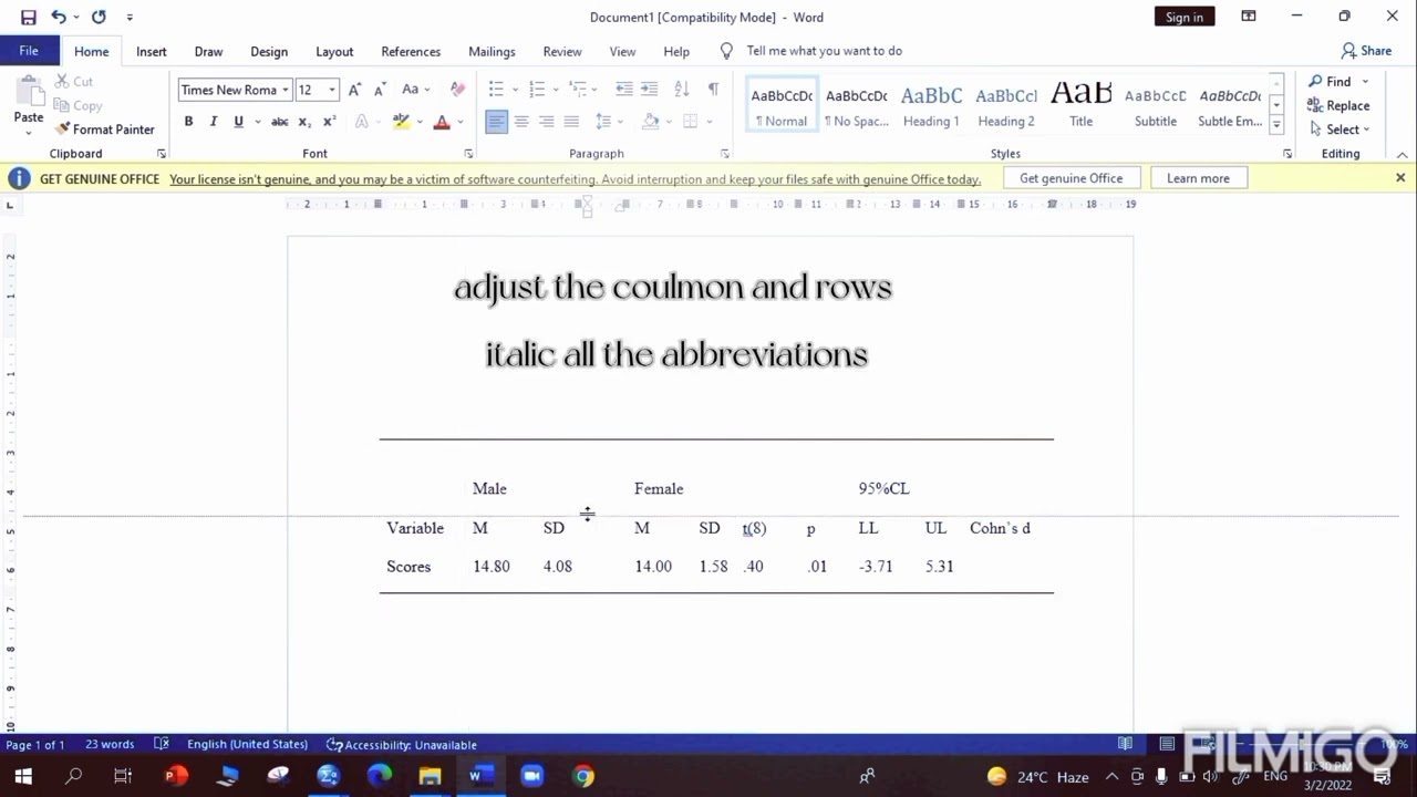 independent sample t test APA style table formating|spss data entry and table for independent t test