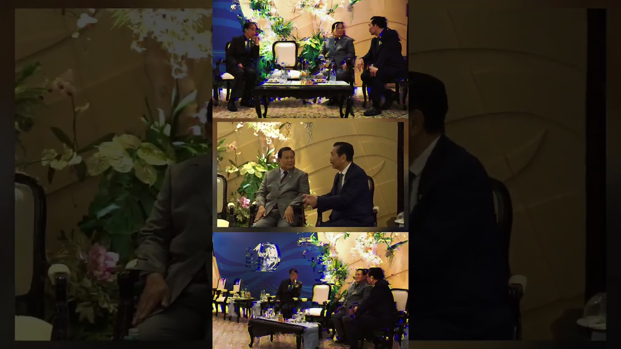 Adab Pak Prabowo saat Pak Jokowi Berbincang dengan Pak Luhut. #prabowo #jokowi #luhut #indonesia