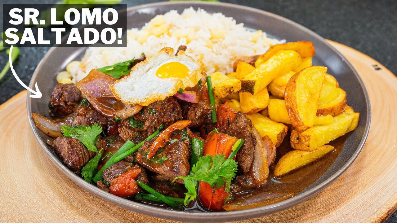 El sr. Lomo saltado peruano! cocina facil | Abelca