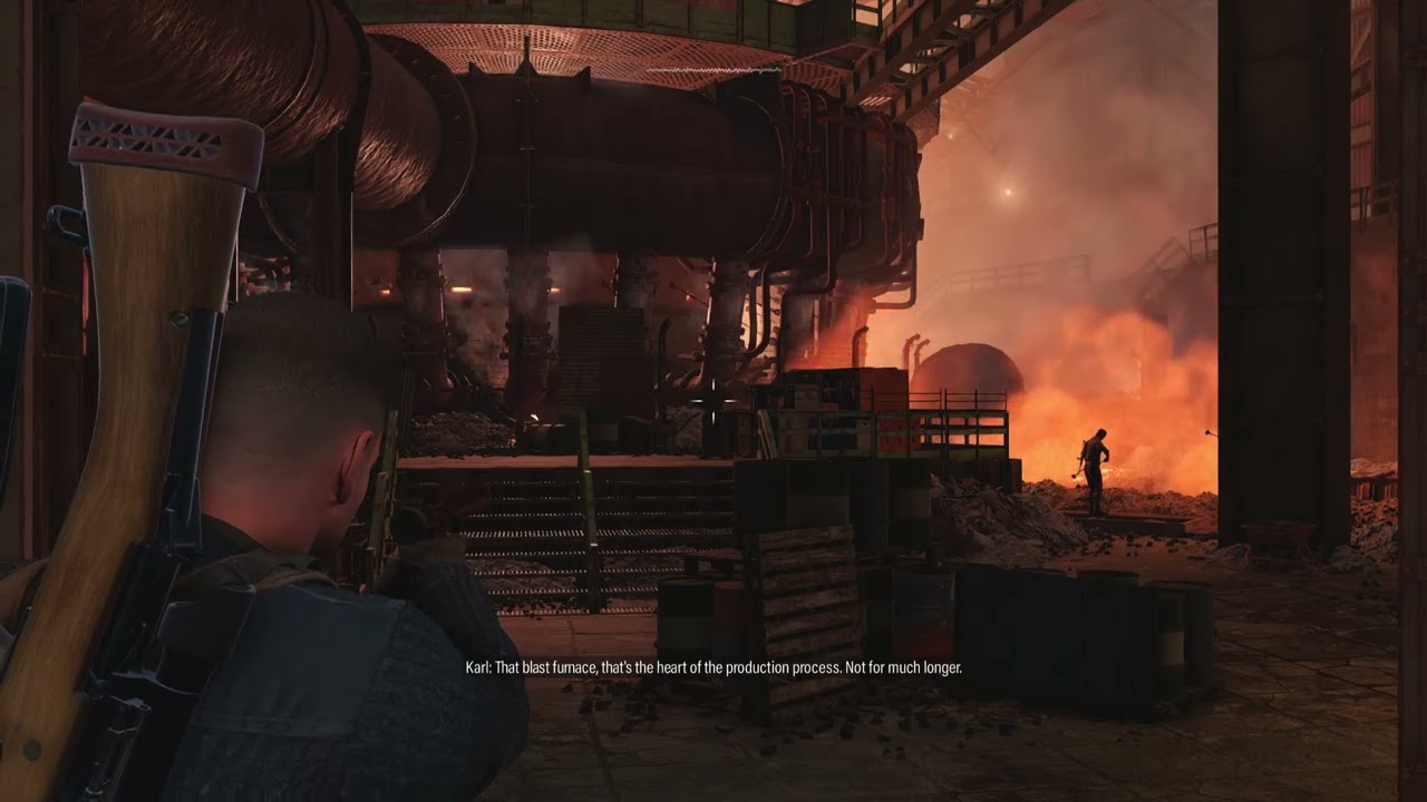 Sniper Elite 5 Mission 4 War Factory l Speedrun 6:50 l Authentic l Stealth