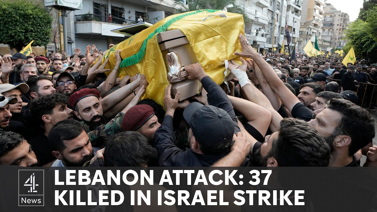 Israel strike on Beirut targeting Hezbollah kills women and children