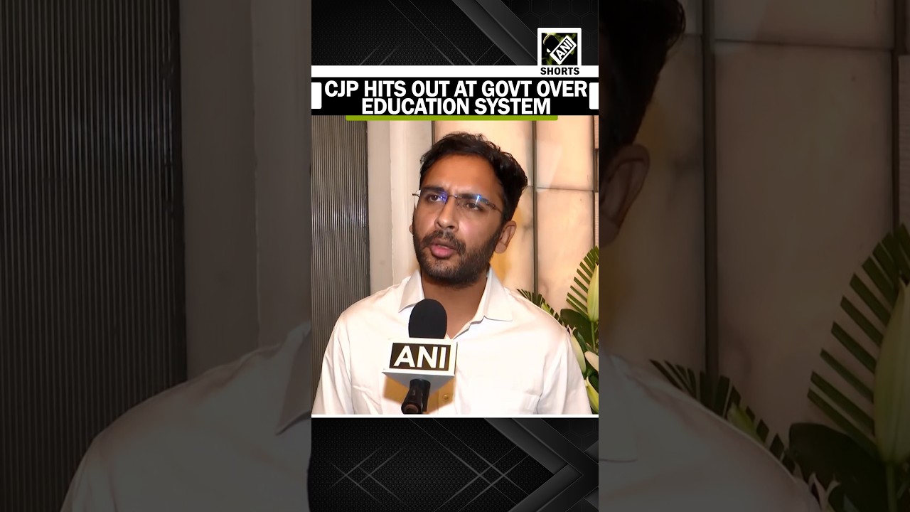 CJP&rsquo;s Ashutosh Ranka flags poor infrastructure, 10 lakh vacancies in govt schools