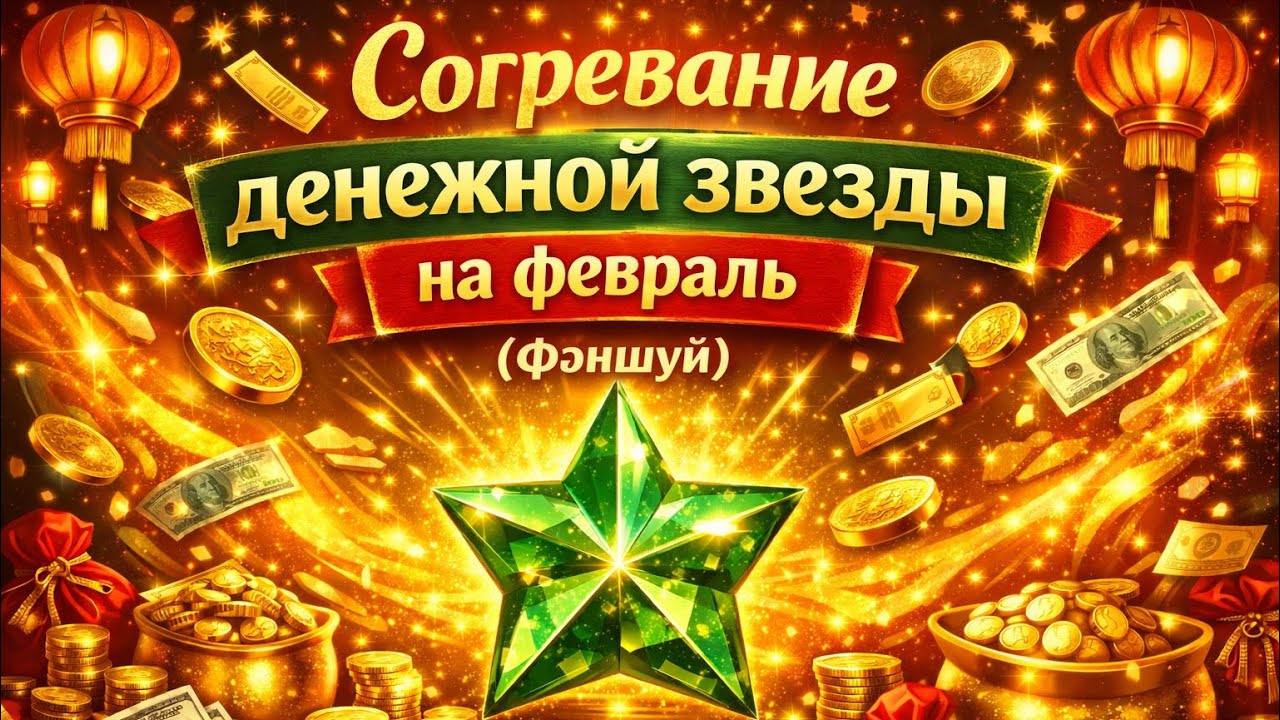 Согревание денежной звезды февраль 2026 год -от Ines C.ham