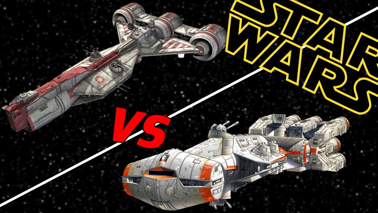 CR90 Rebel Corvette vs Republic Consular Cruiser | Star Wars: Who Would Win