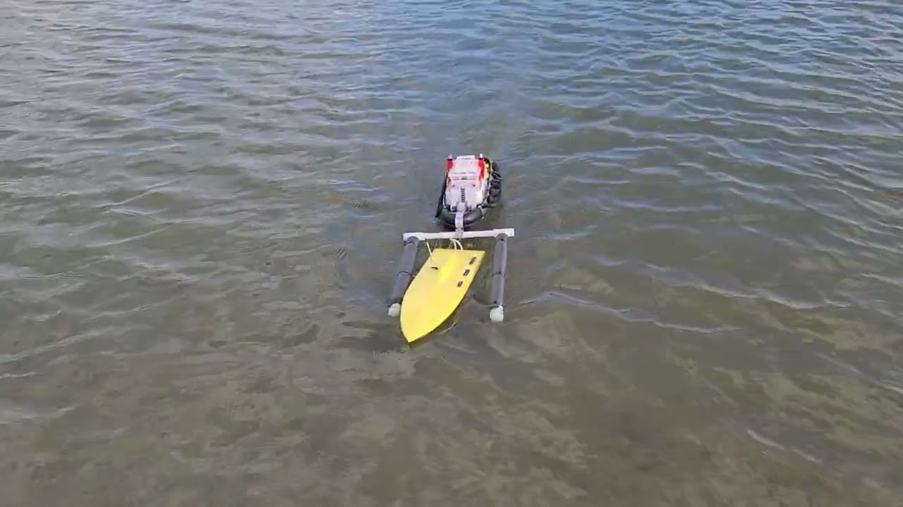 heng long workboat and a couple laps with the mono