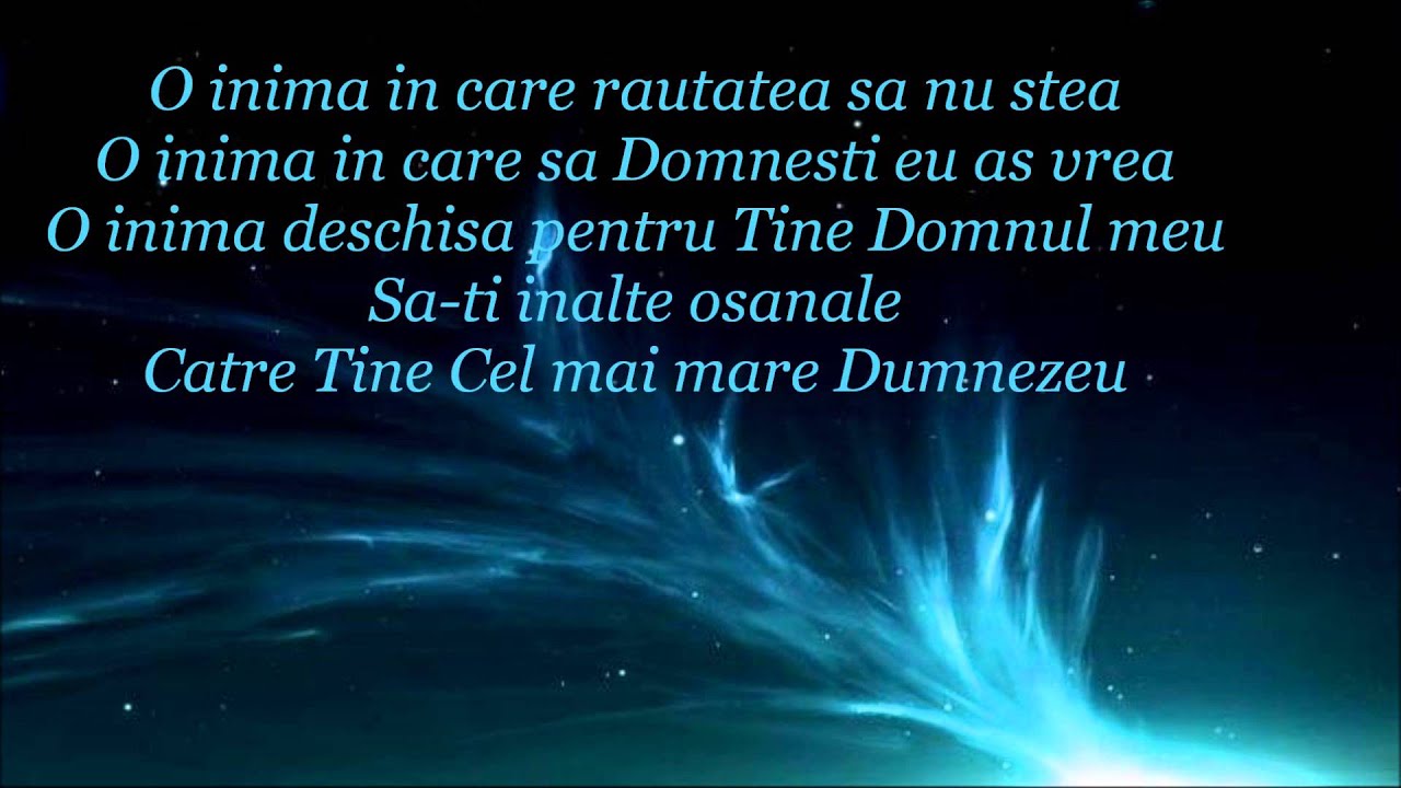 Negativ crestin-O inima curata