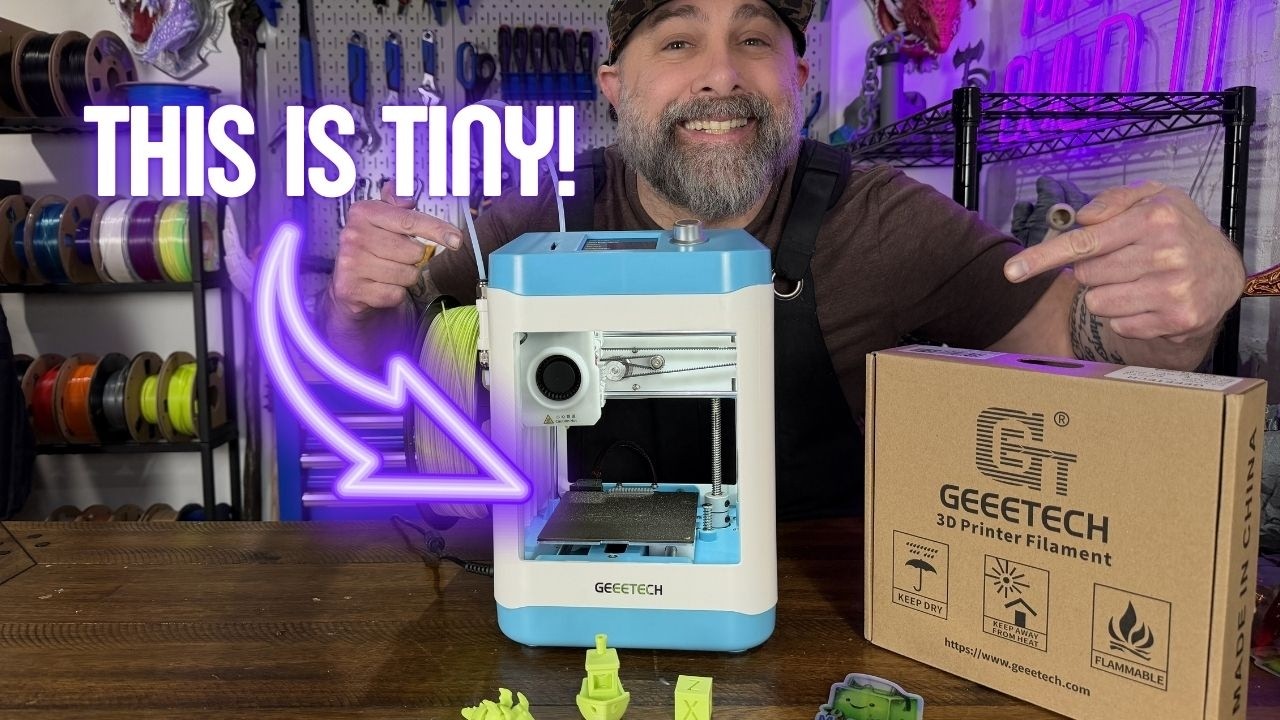 Это самый маленький 3D-принтер? - GeeeTech M1S Mini