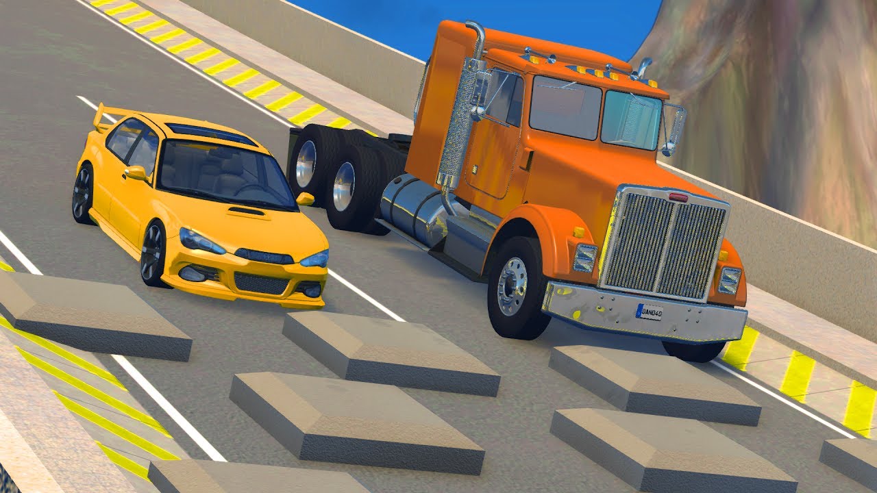 High Speed Bumps #4 - BeamNG Drive