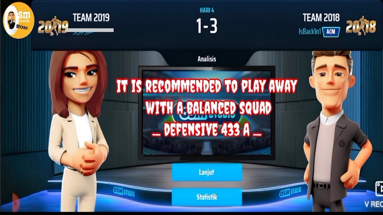 Лучшие тактики OSM 2025 | Оборонительная схема 433 A, игра на флангах
