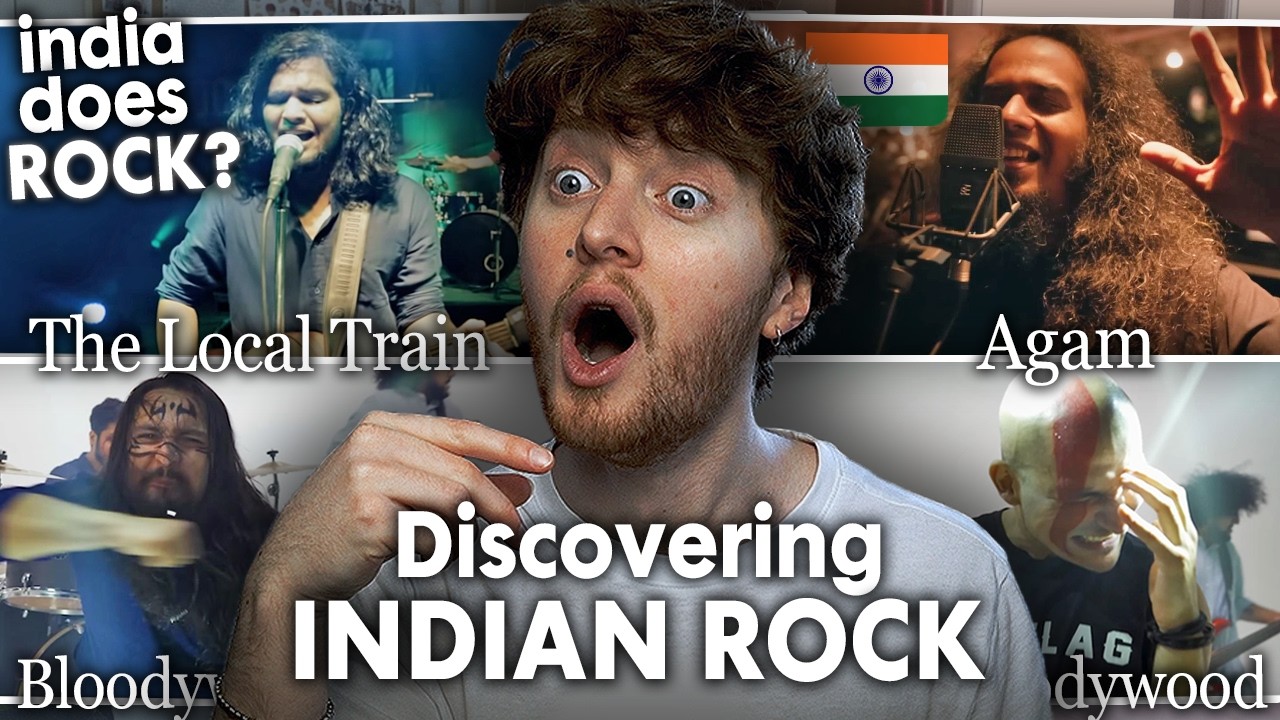 DISCOVERING INDIAN ROCK! (The Local Train, Agam, Bloodywood | Reaction)