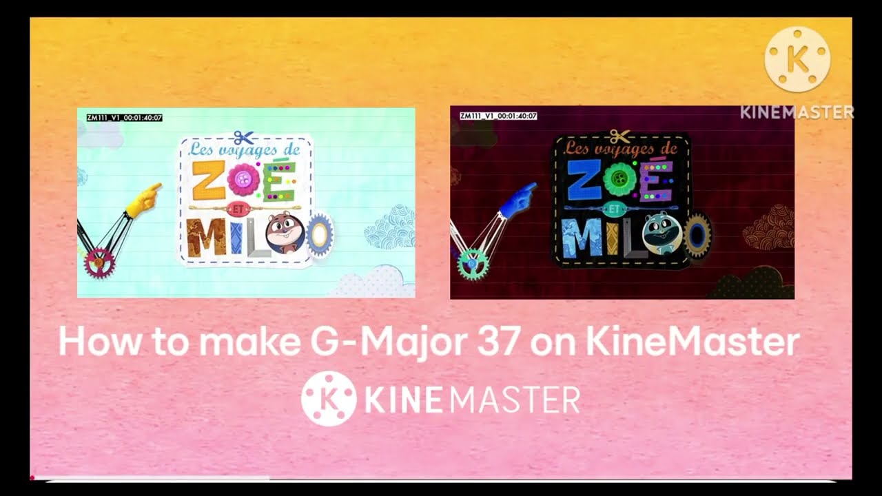 How to make G-Major 37 on KineMaster