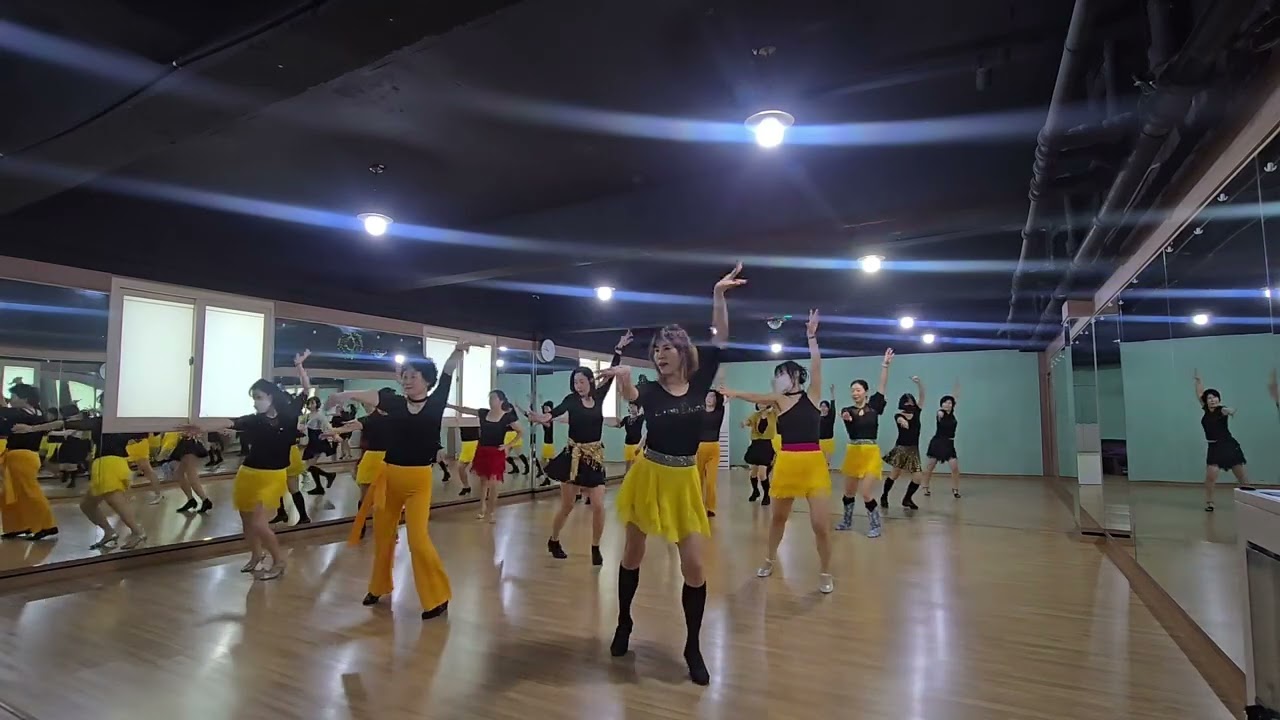 Caliente Line Dance/깔리엔테라인댄스/SY Line Dance/오전중급반