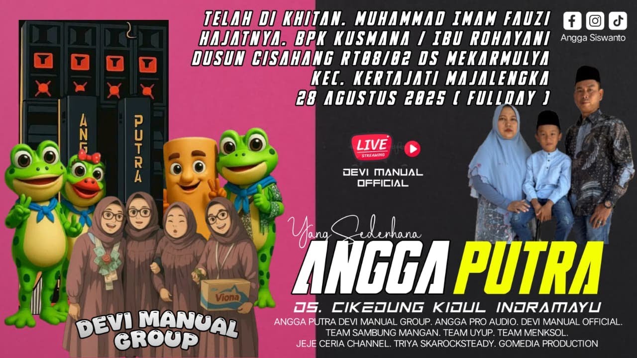 LIVE FULLDAY YANG SEDERHANA ANGGA PUTRA | SHOW CISAHANG KERTAJATI MAJALENGKA 28 AGST 2025