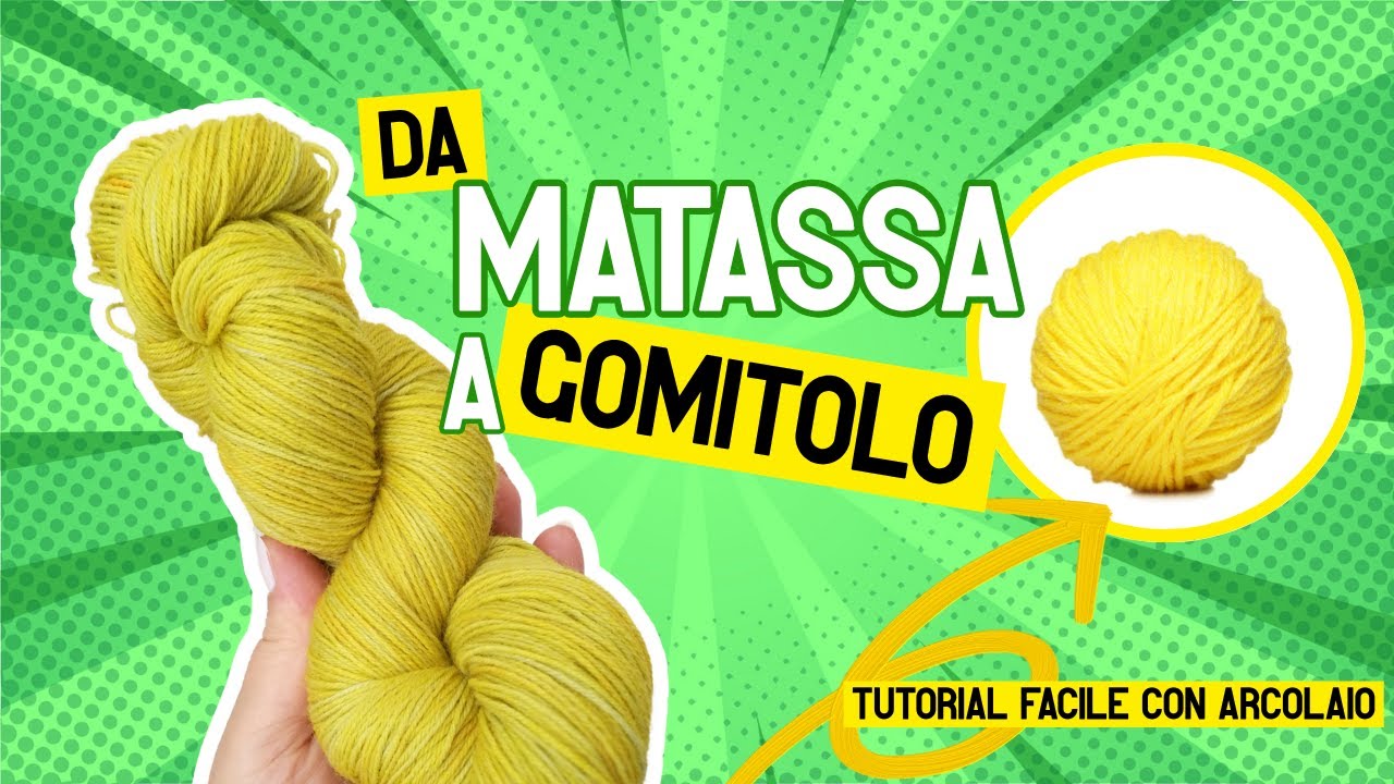 Come trasformare una matassa in gomitolo | Tutorial con arcolaio e avvolgitore filati