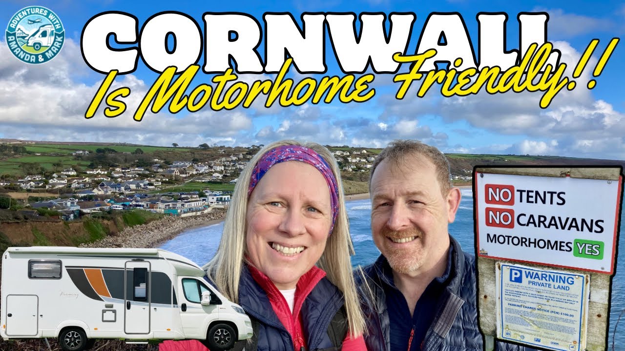PRAA SANDS - We stay at one of CORNWALL’S MOTORHOME friendly park ups!!